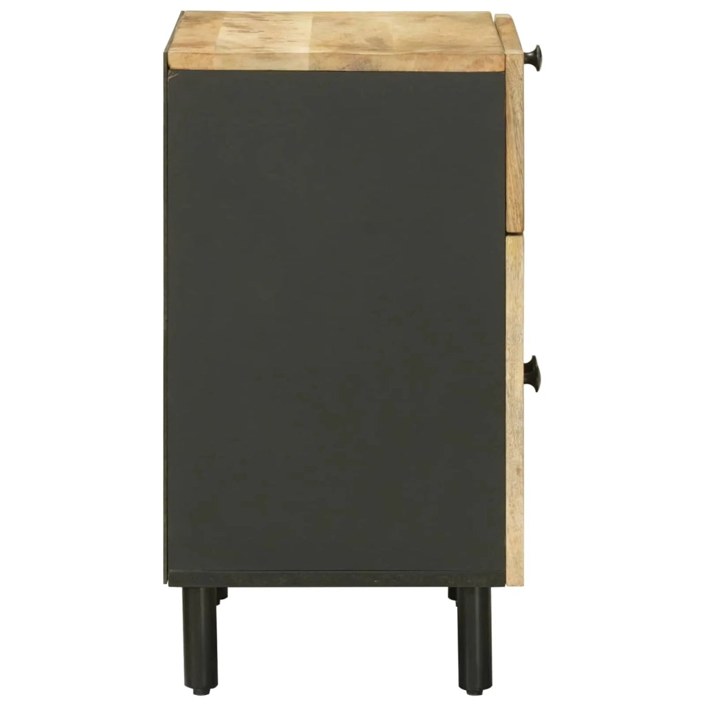 Comodino Naturale 50 x 33 x 60 cm Legno di mango massello 4018855