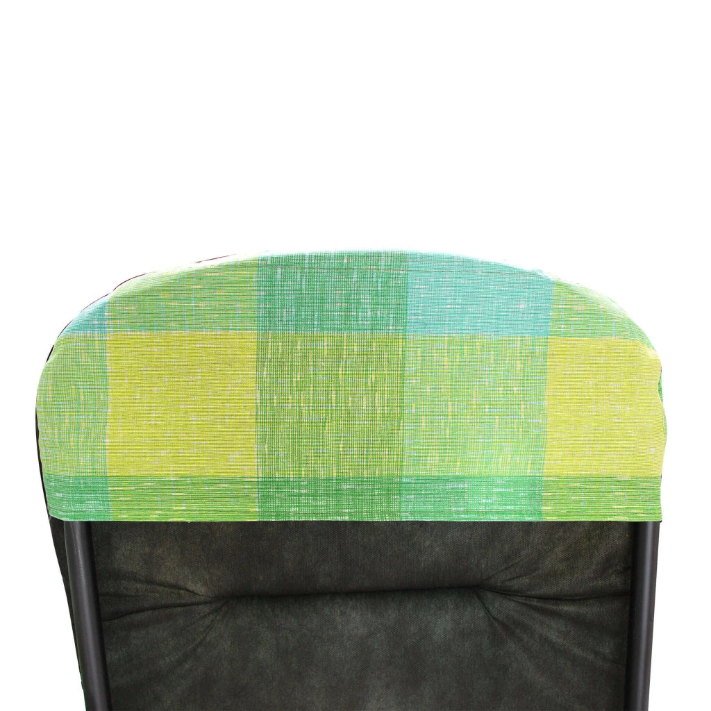Poltrona Sdraio relax reclinabile in Tessuto Acciaio cm 155x60x60 - ANETTE