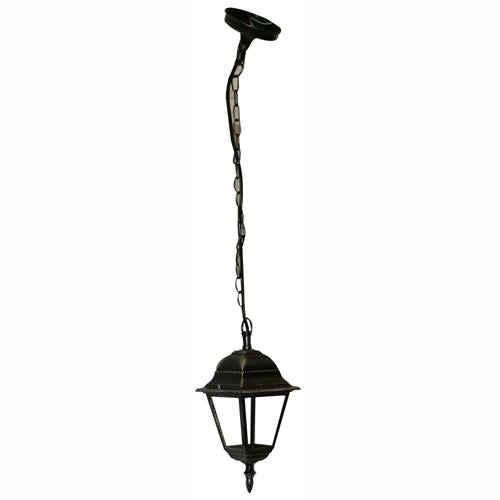 Lampada Lanterna Con Catena Da Giardino Mod. Vienna Bianco 15x15xh.35 Cm