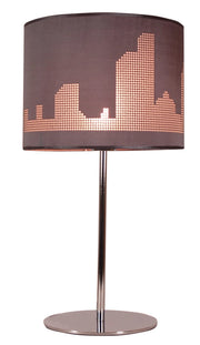 Lampada da tavolo Candellux Manhattan cromo E27 53cm