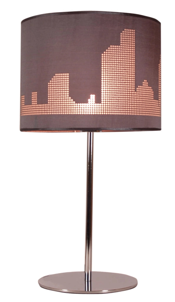 Lampada da tavolo Candellux Manhattan cromo E27 53cm
