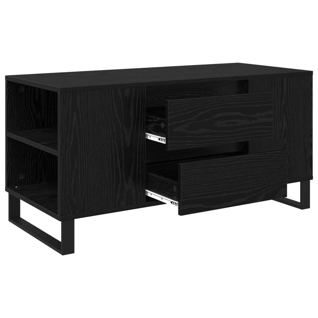 Tavolino da salotto Rovere Nero 102 x 44,5 x 50 cm 882698