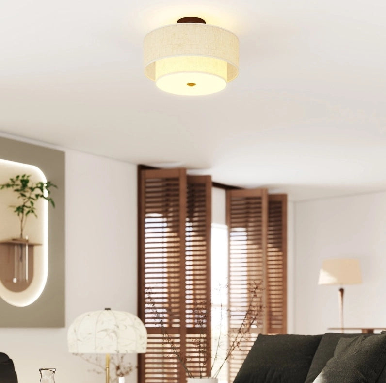 Lampada da soffitto moderna bianco crema Ø 40 cm