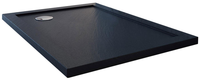 Piatto Doccia 80x90 cm in Acrilico Fosterberg Floret 2 Antracite