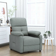 Divano Sedia-Poltrona Reclinabile in Tessuto Grigio Scuro 362720