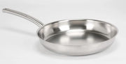 Padella Ø 28 cm in acciaio inossidabile di alta qualità per induzione - manico ergonomico - termoresistente - fondo a 3 strati