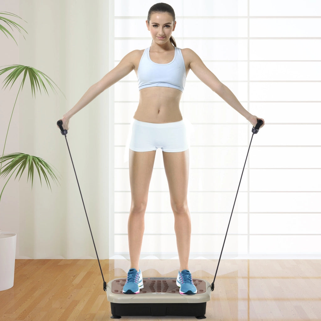 Vibrationsplatte Vibrationstrainer ¨C zephmum ¨C LED-Anzeige USB-Lautsprecher Fernbedienung