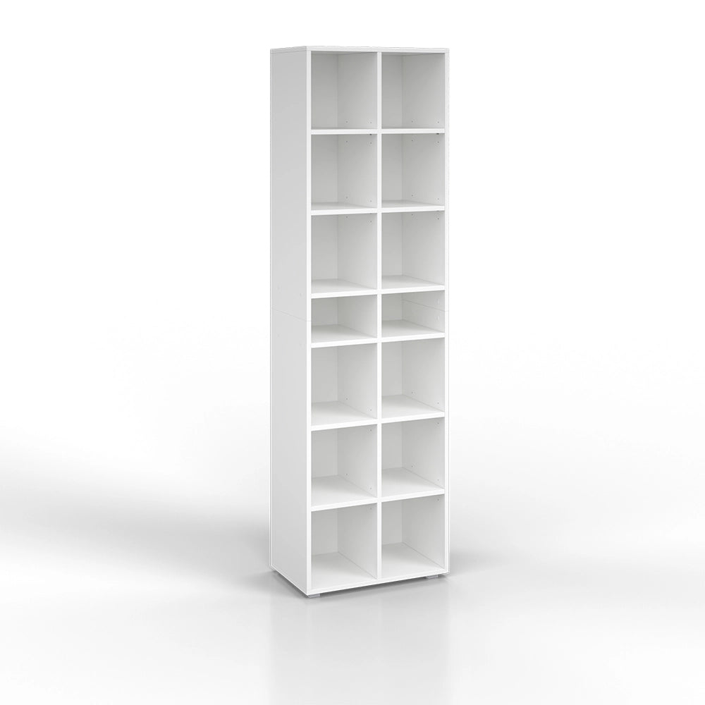 Vicco Mobile porta scarpe Bianco 54.2 x 183.3 cm 14 scomparti