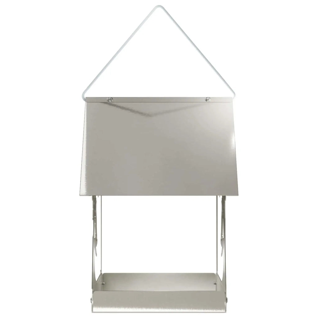 Mangiatoia per uccelli sospesa Acciaio Inox Argento 8014207