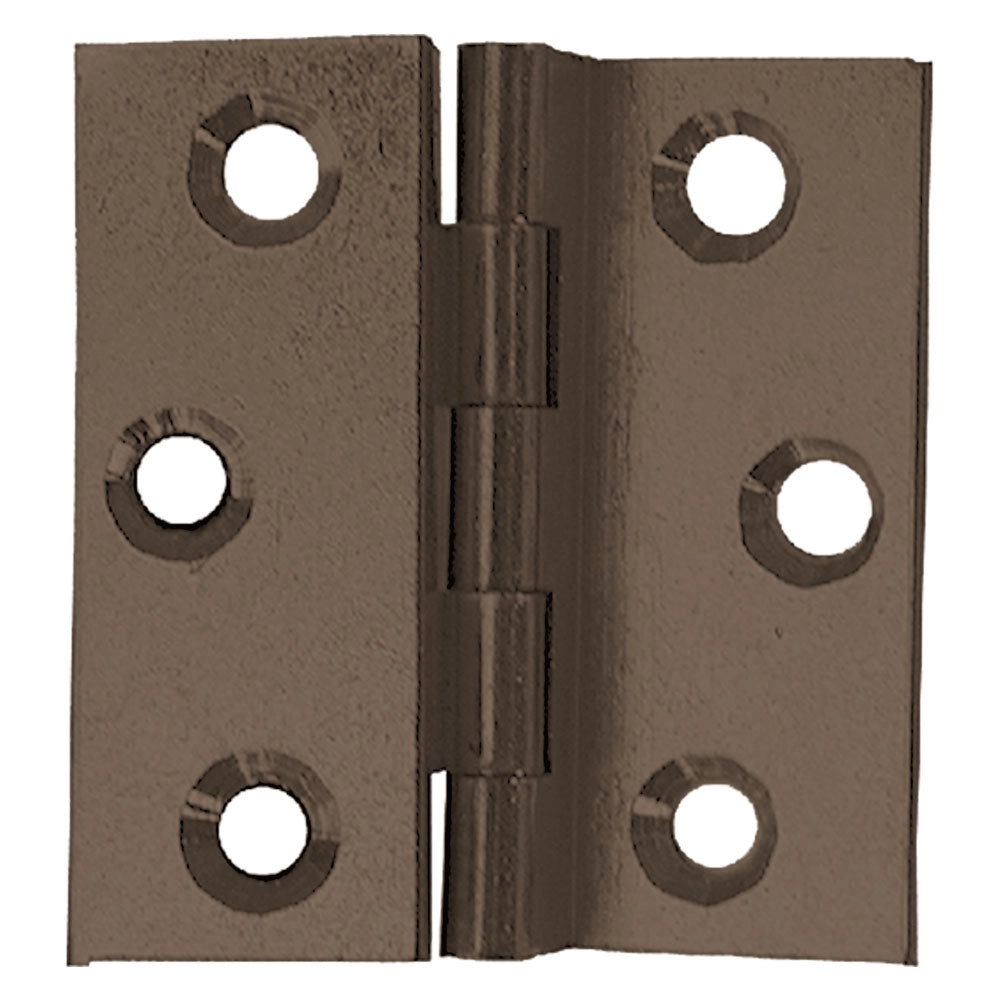 CERNIERA MEZZA ZANCATA HxL mm 60x50 - bronzata- 24 pezzi  - BricoGo
