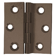 CERNIERA MEZZA ZANCATA HxL mm 60x50 - bronzata- 24 pezzi  - BricoGo
