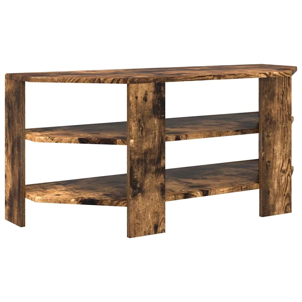 MobileTVAngolare Rovere fumé 102x40,5x45cm Legno multistrato