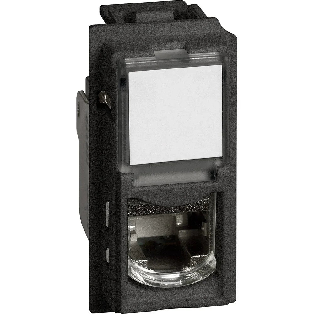 Connettori RJ45 Bticino Living Now toolless STP cat6 Nero KG4279C6S