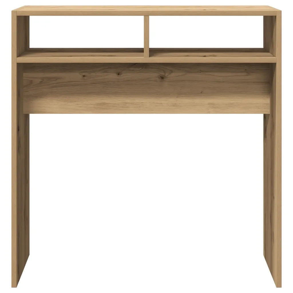 Tavolo Consolle Rovere Artigianale 78x30x80 cm in Truciolato 856621