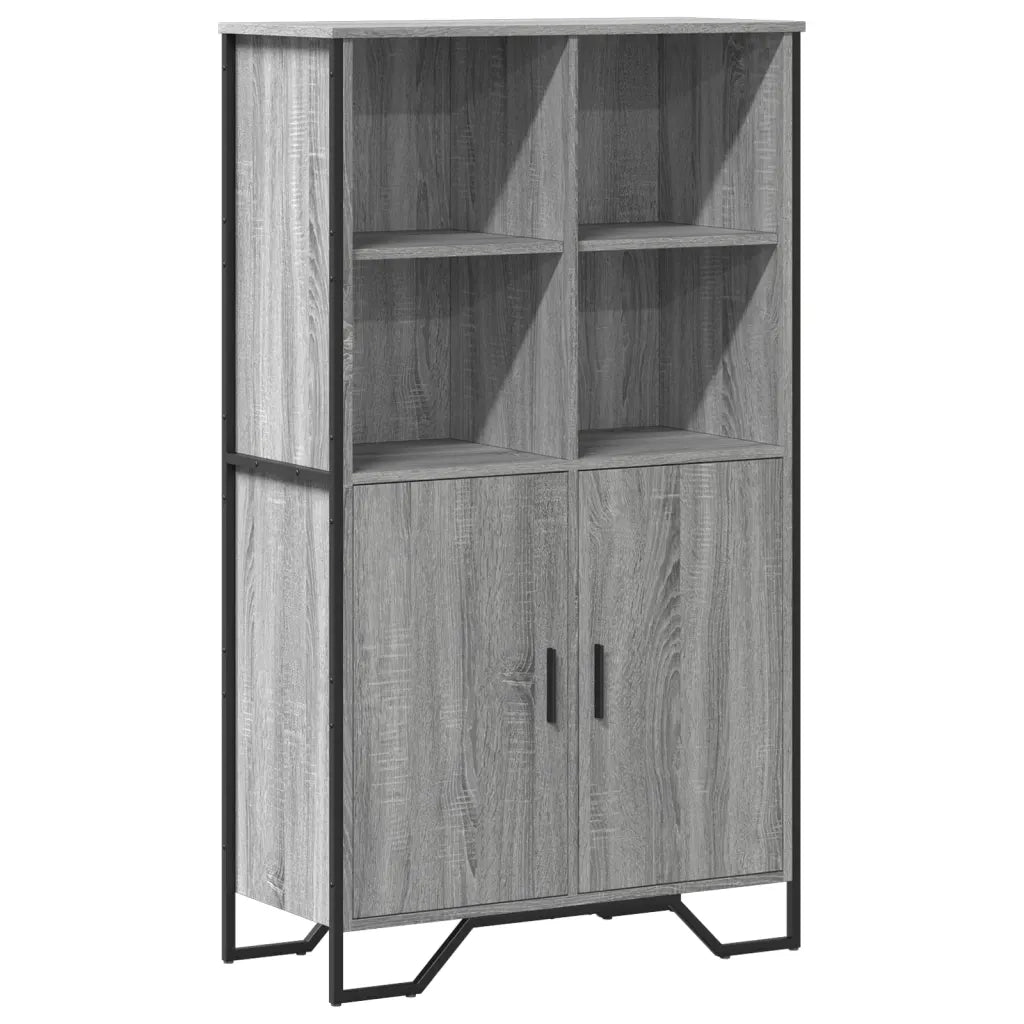 Credenza Grigio Sonoma 79,5x35,5x137,5 cm in Truciolato 3295310
