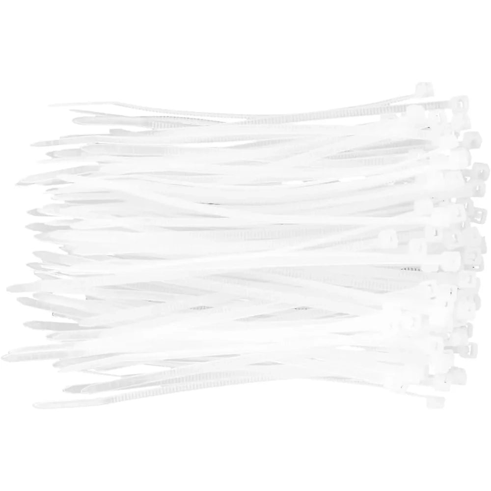 Topex 01-605 fascette a cravatta ta, 2.5 x 100 mm, bianco, 100 pe
