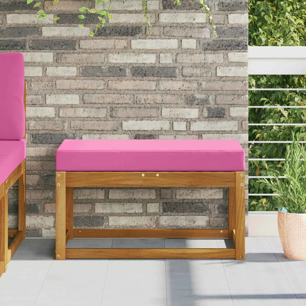 Cuscino per la seduta Rosa 80 x 40 x 8 cm 100% Poliestere