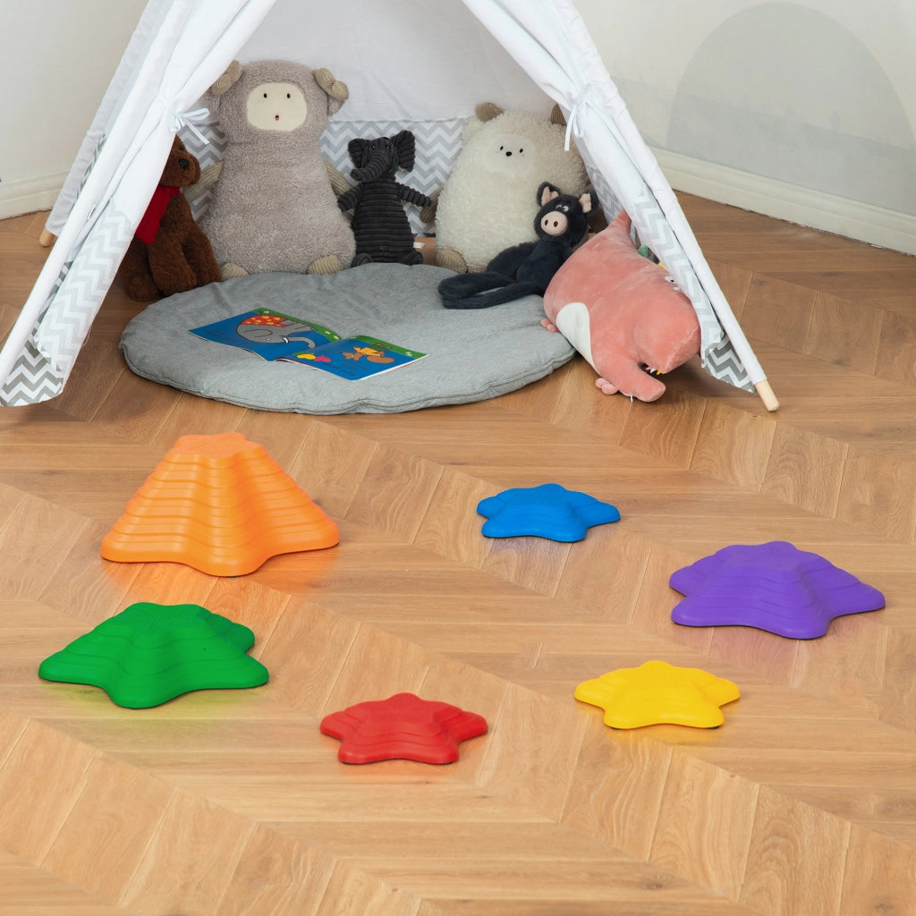 Set 3 Sgabelli Impilabili Bambini ¨C Xylo ¨C Antiscivolo 3 Misure 80kg
