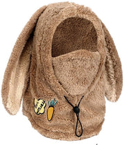 Balaclava invernale - Winddicht - Stile coniglio - Termica - Khaki - Adatto per donne