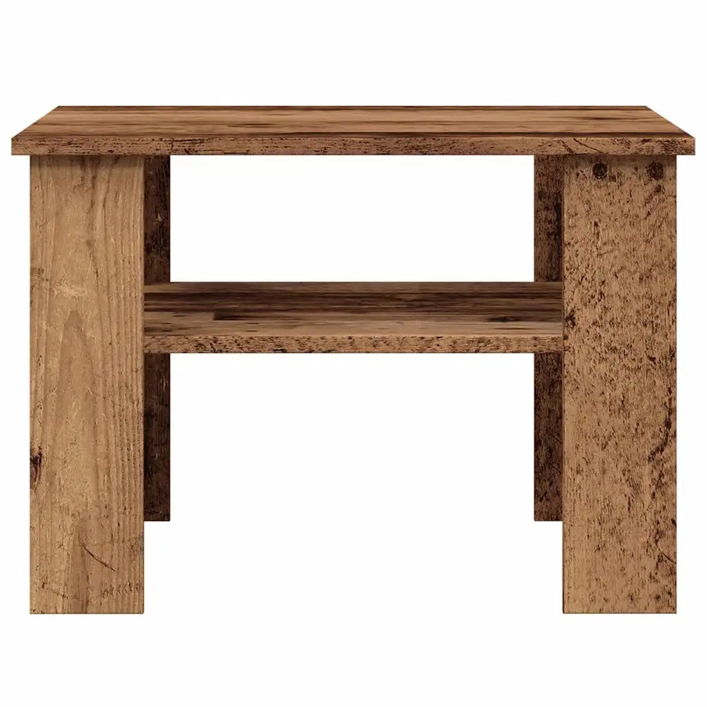 Tavolino da Salotto Legno Vecchio 60x60x42 cm Legno Multistrato 855794