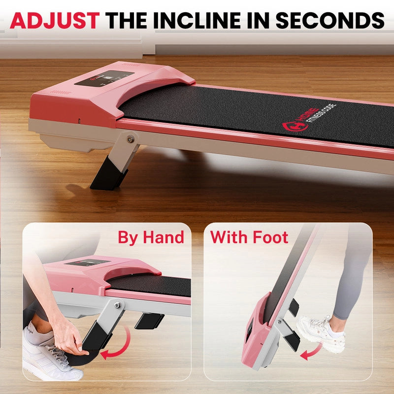 TAPIS ROULANT WALKING PAD PER CASA TAPIS ROULANT SOTTO SCRIVANIA CON DISPLAY LED ROSA