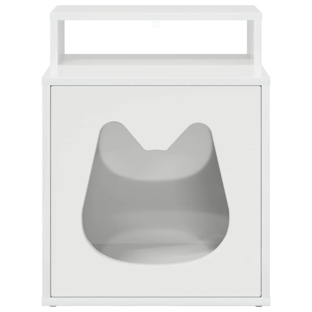 Casa per Gatti Bianco Lucido 42,5 x 40 x 53,5 cm 8000693