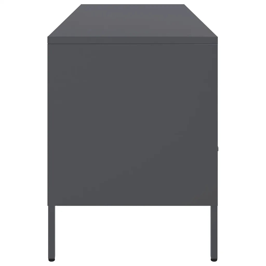 Mobile TV Antracite 100,5x39x50,5 cm in Acciaio 843038