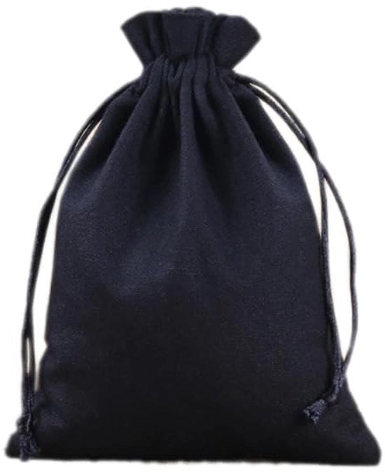 Set di 5 sacchetti in cotone - Tas di stoccaggio - Corda per tirare - Pacchi di regalo - 15 x 20 cm - Tas di stoccaggio per regali
