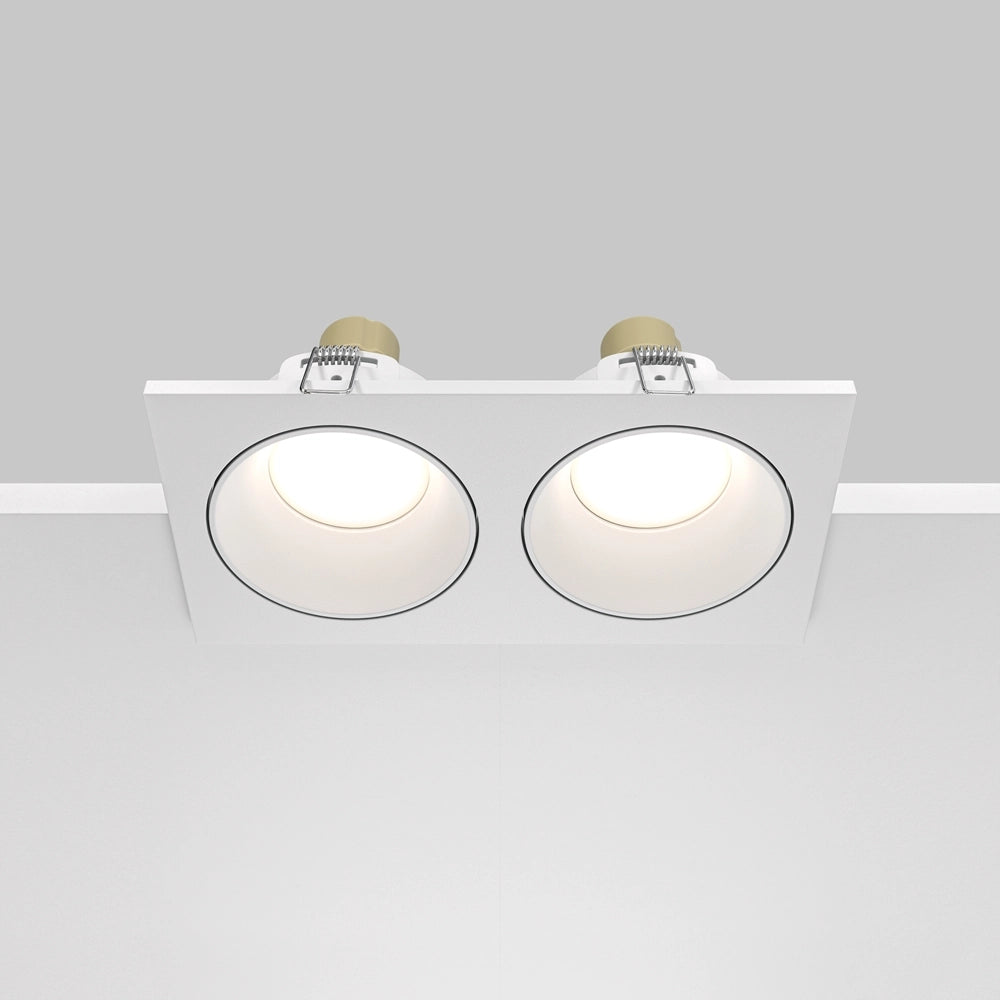 Maytoni Zoom faretto incasso soffitto 2xGU10 IP65 bianco