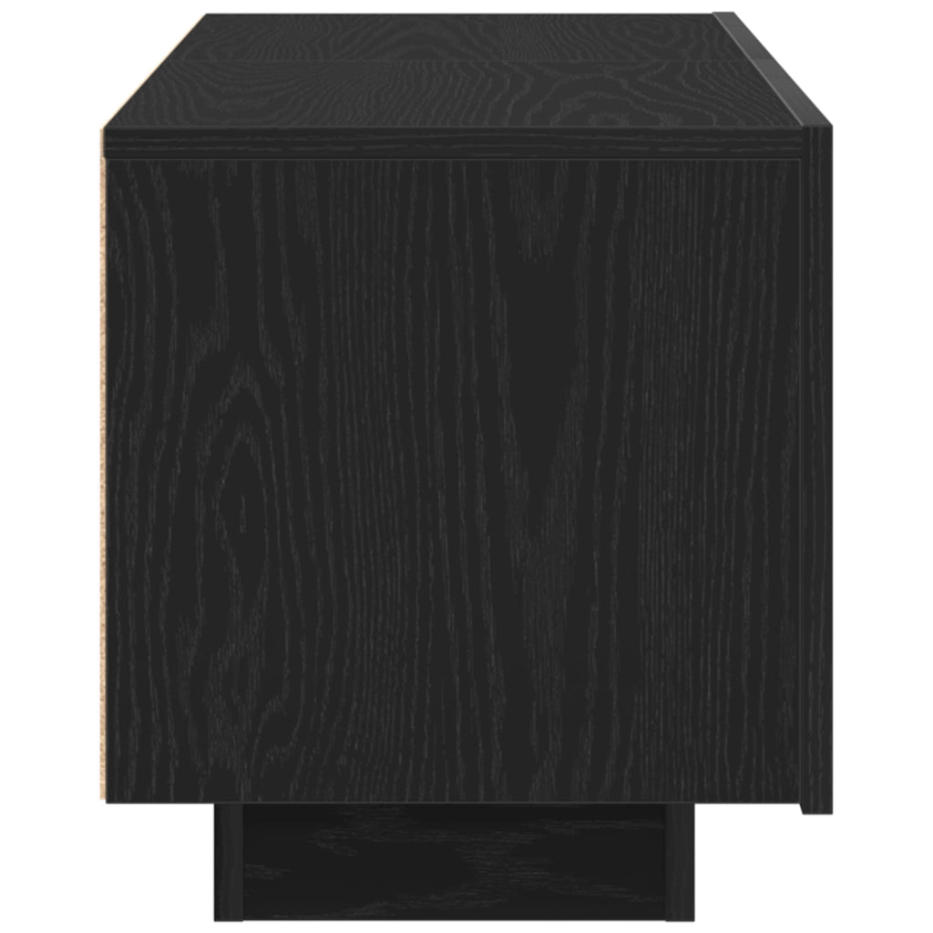 Comodino Rovere nero cm Legno ingegnerizzato