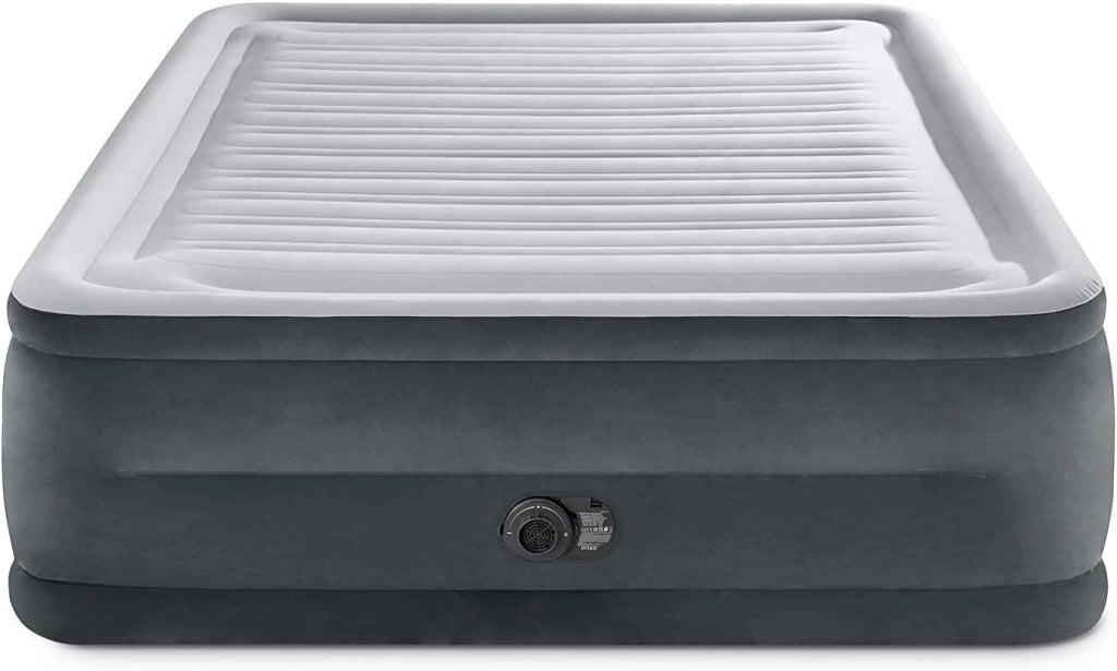 Intex 64418ND Materasso Dura-Beam Comfort Plush Matrimoniale 152x203x56 Grigio