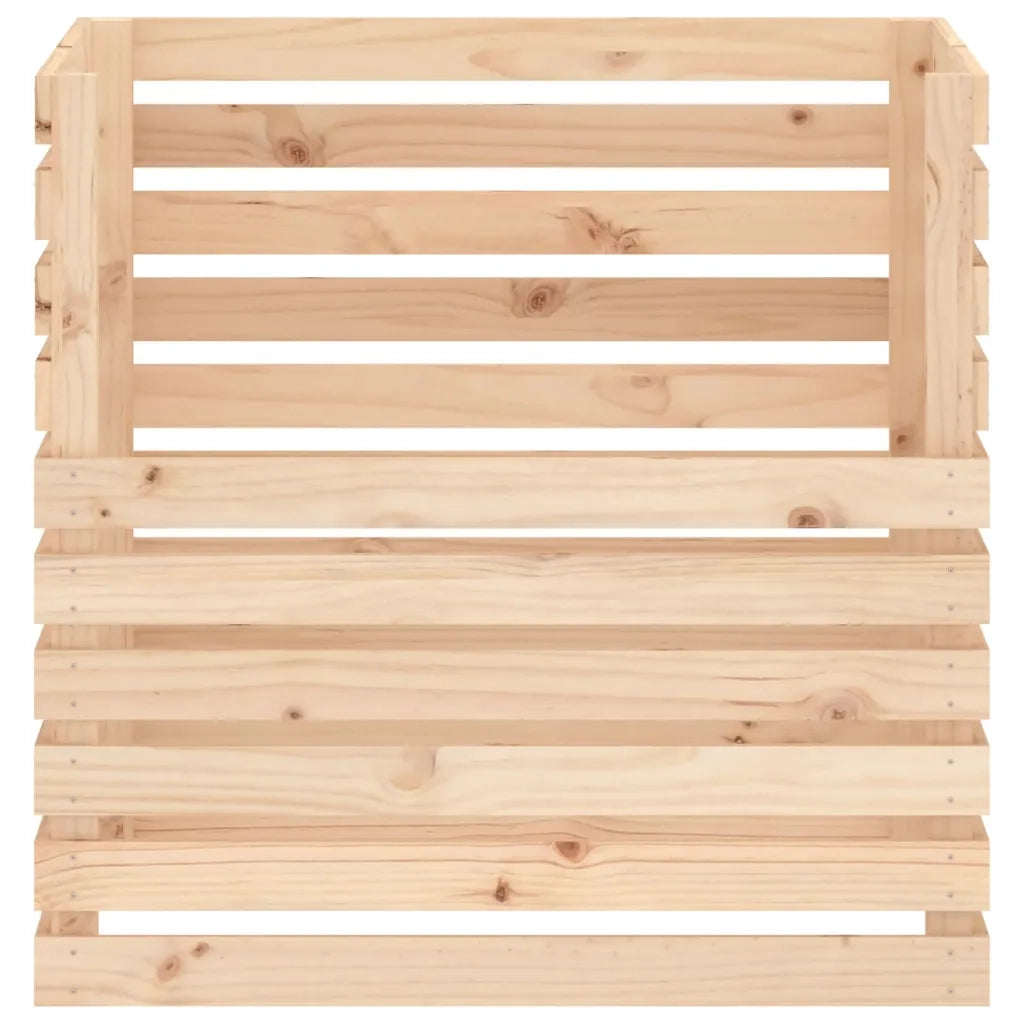 Compostiera 80x80x78 cm in Legno Massello di Pino 822187