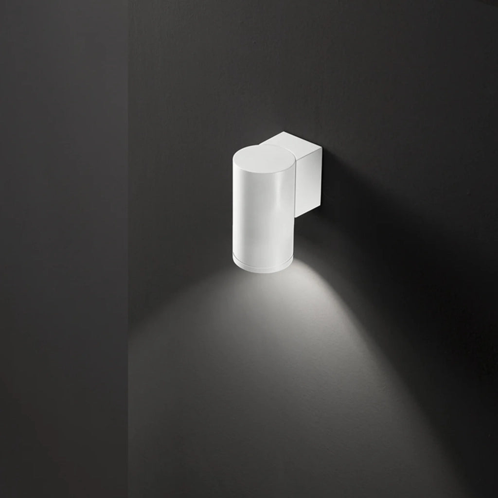 Applique Esterno Moderna Quarondo Alluminio Bianco 1 Gu10 Ip65