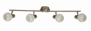 Plafoniera Candellux Avila 4xE14 cromata vetro 91cm