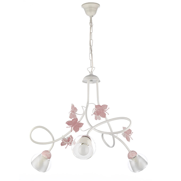 Lampadario 3 luci Butterfly
