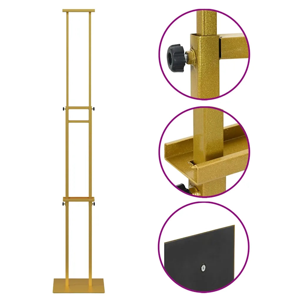 Espositori per Fiere 2 pcs Oro 30 x 23,5 x 210 cm Acciaio