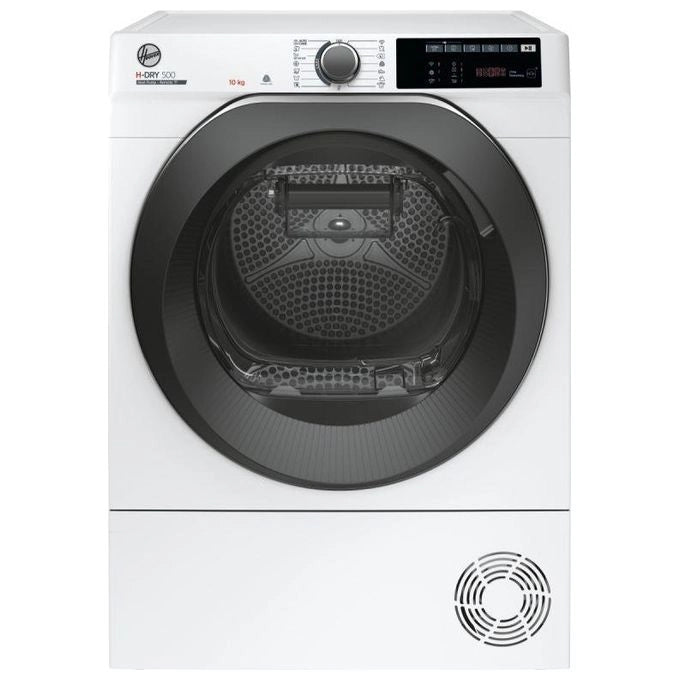 Hoover H-DRY 500 Essential, Asciugatrice 10 KG, Classe E, Bianco, Vapore, Wi-Fi, NDEH10A2TCBEXS-S