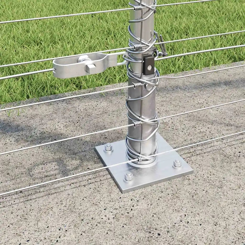 Palo della recinzione Zincato 25 x 1,6 m Acciaio 3351525