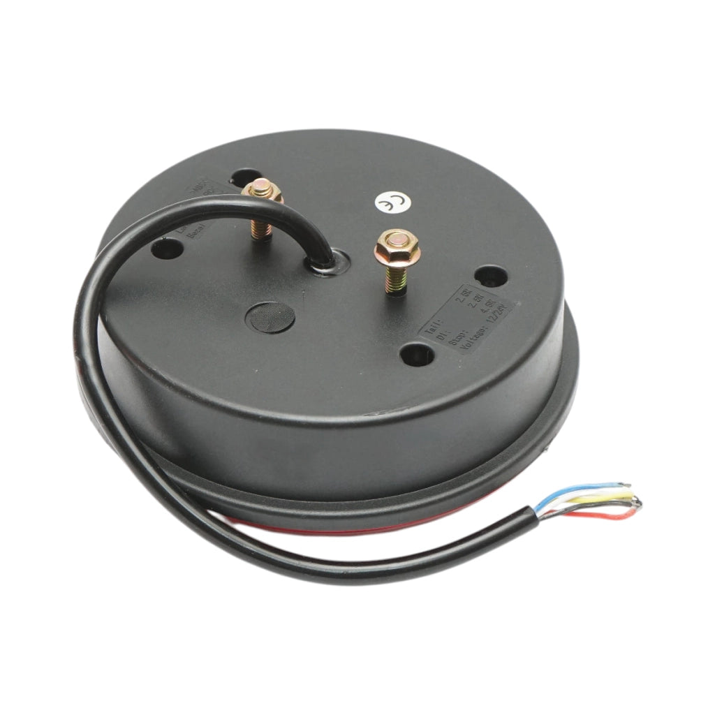 Luce freno posteriore rotonda LED 12V/24V universale 142x45mm Breckner Germany