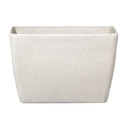 Vaso per fiori Fioriera in pietra beige 60 x 27 x 41 cm Accessori per interni e interni moderni e minimalisti