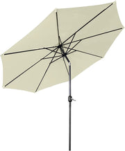 Ombrellone da balcone, 300 cm, pieghevole a 30°, con manovella, in alluminio, ombrellone da giardino, balcone, protezione UV, protezione solare, terrazza, giardino, spiaggia