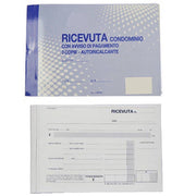 Trade Shop - Blocco Ricevuta Condominio 3 Copie Autoricalcanti 50 Mod. A6 Ufficio Cancelleria -