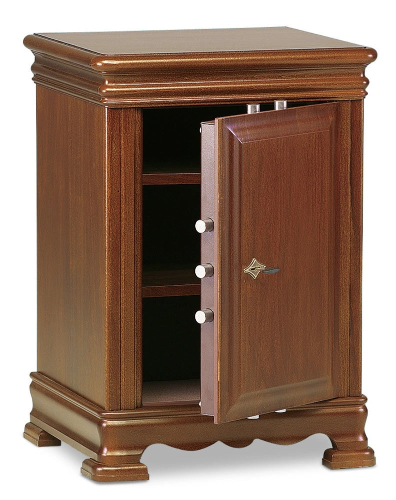 Cassaforte A Mobile Rivestita In Legno Serie Chiave Doppia Mappa Technomax 730x535x445mm