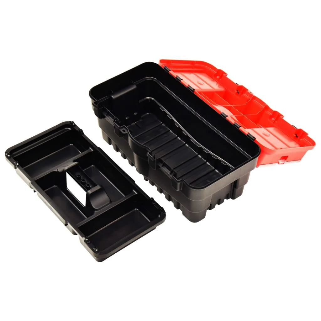 Cassetta portautensili in plastica 462 x 256 x 242 mm rossa 02_0003224
