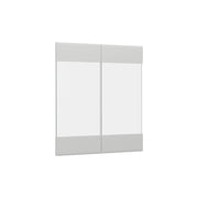 Vicco Frontale cucina Bianco casa di campagna 59.2 x 59 cm frontale del mobile per pensile con vetro