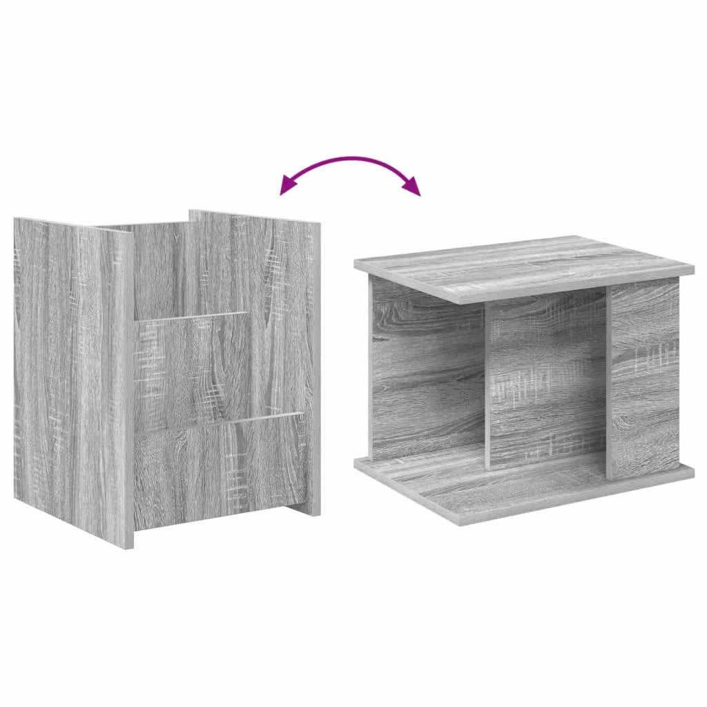 Scaffale per riviste Grigio Sonoma 35 x 35 x 45 cm CFW7482227