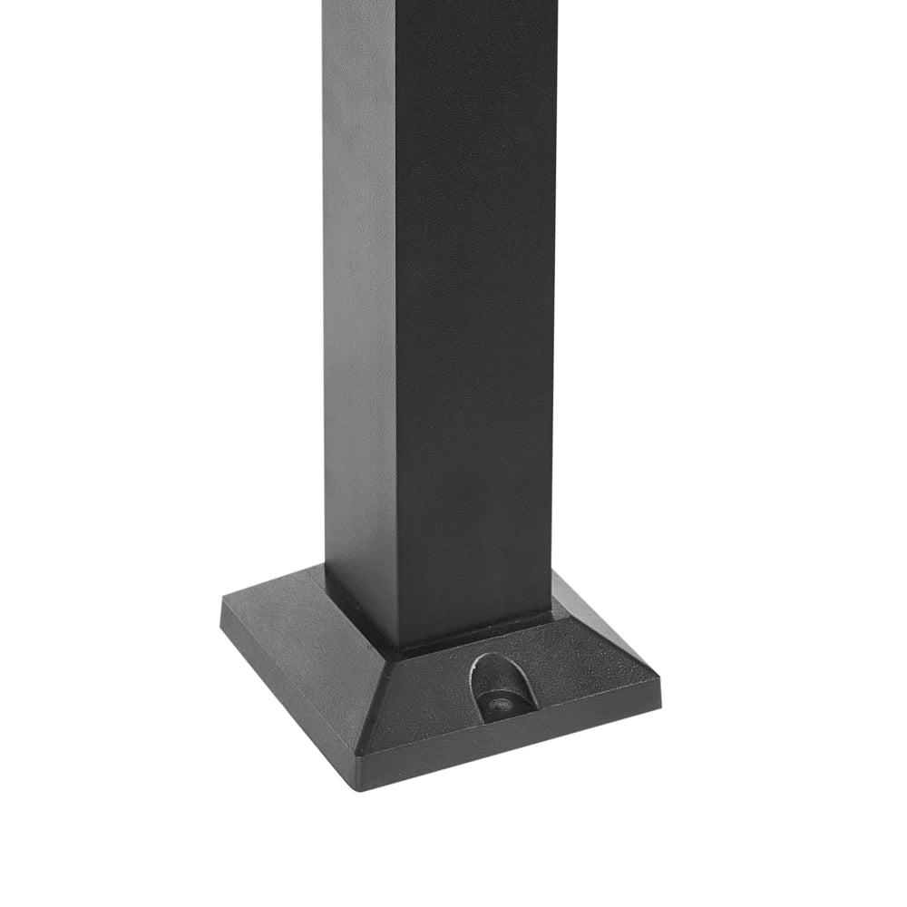 Dissuasore di luce in alluminio nero 60 cm LED Lampada da sentiero Illuminazione da giardino all'aperto Design moderno
