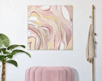 Dipinto Su Tela Pinkly cm 80X2,8X80