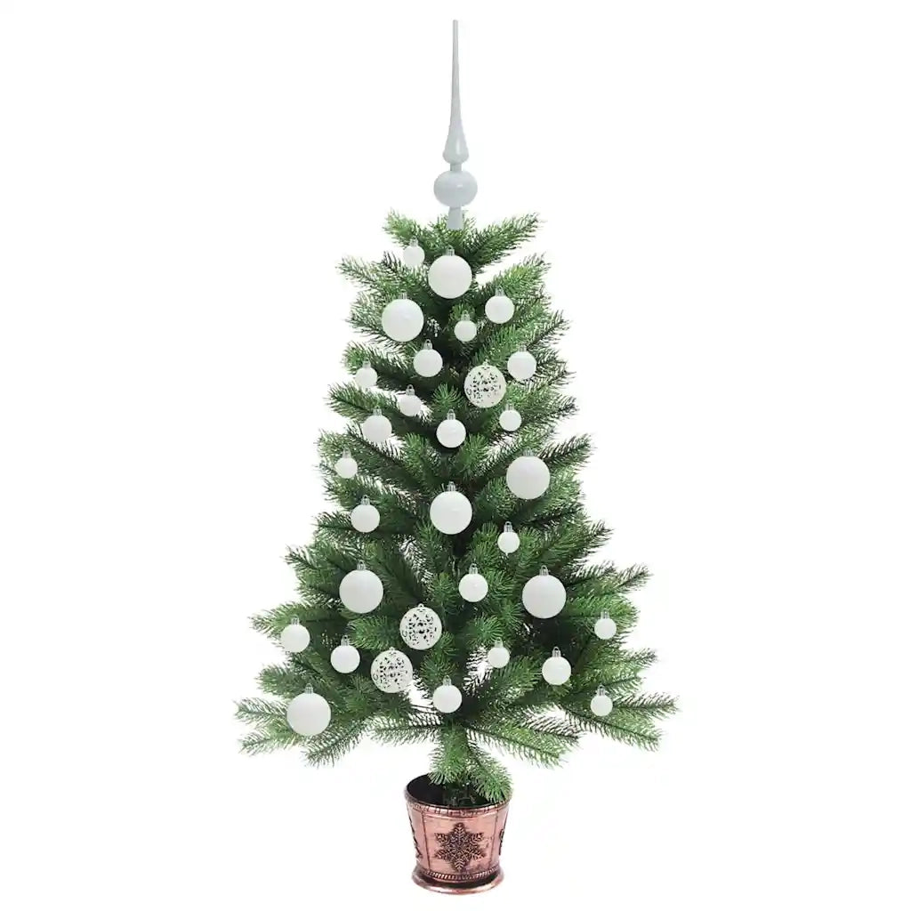 Albero di Natale con 150 LED con supporto Verde 90 cm PE 3396303