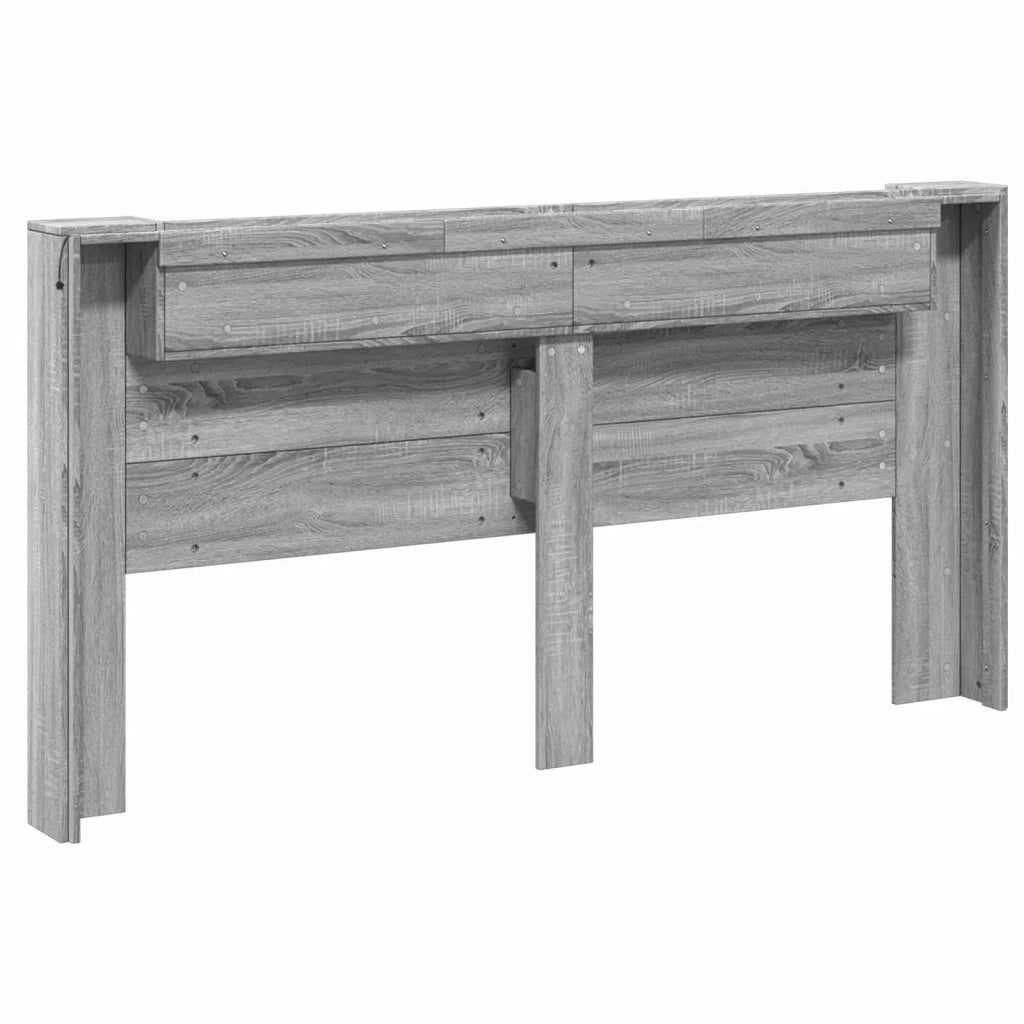 Testiera Letto Sonoma grigio Legno ingegnerizzato